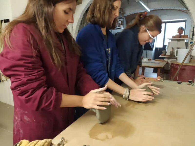 Pottery wheel workshop in Mugello, Tuscany. - Equipment and Materials: Professional and Inclusive