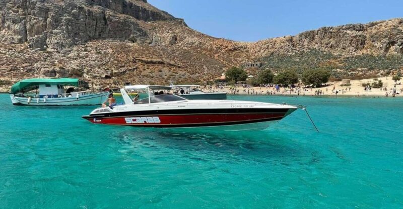 Powerboat Tour Theodorou Island Half Day - Exciting Half-Day Adventure with Private Powerboat from Chania