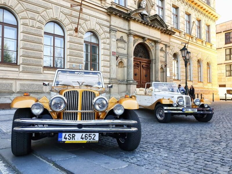 Prague: 1.5Hour Vintage Car Tour - Key Points