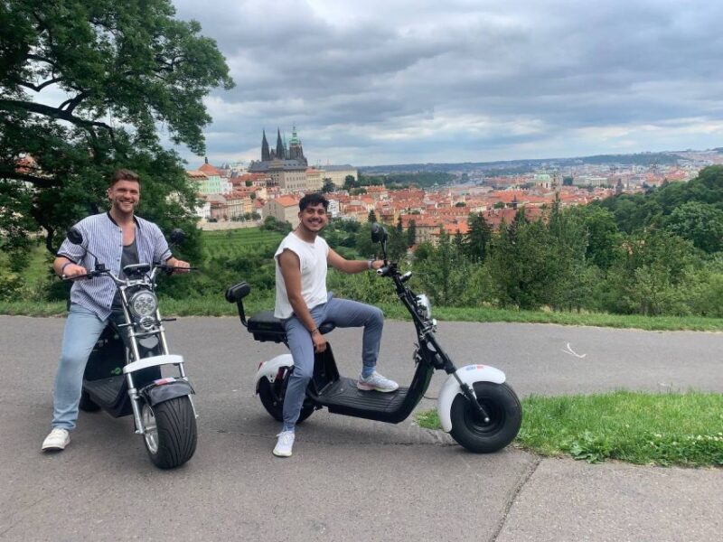 Prague 3 Hours Grand Fat-tire E-scooter Tour - See Hidden Viewpoints and Capture Cool Photos