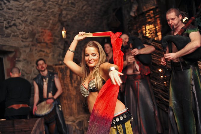 Prague 5 Courses Medieval Dinner and Live Performances - Arriving at the Medieval Tavern in Pragues Old Town