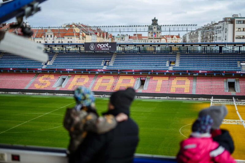 Prague: AC Sparta Praha Stadium Tour - Inside the Home Locker Room and Press Center