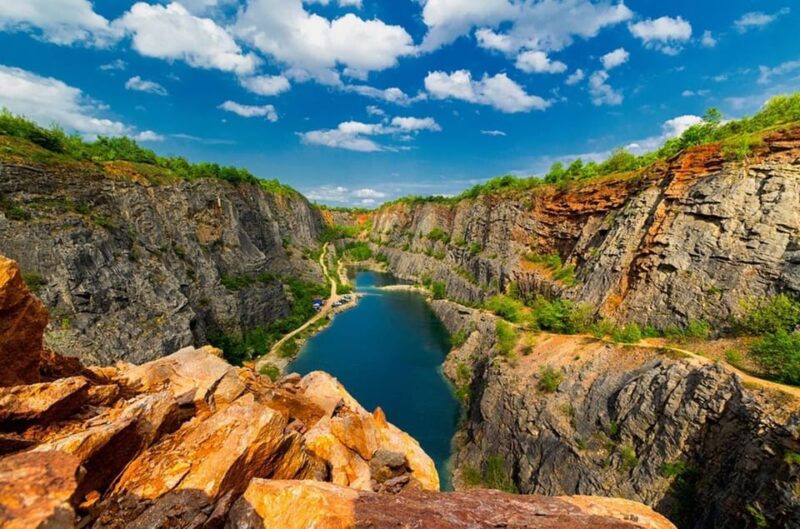 Prague: All-Inclusive Karlstejn Castle and Caves Tour - Scenic Drive and Reflection on Czech Landscapes