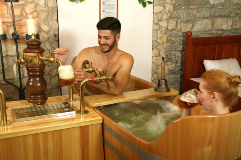 Prague: Bernard Beer Spa with Beer and Massage Option - How the Beer Bath Experience Unfolds