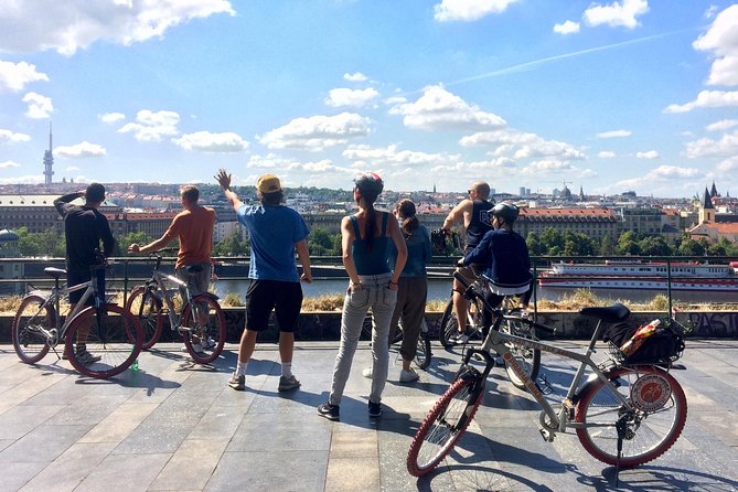 Prague Bike Tour - Stunning Viewpoints, Castle, City & Park - Cultural Landmarks: Wenceslas Square and the National Theater