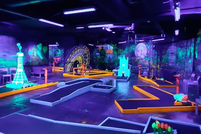 Prague Black Light Mini Golf Admission Ticket - Food and Drinks: Snacks and Beverages Available for Purchase