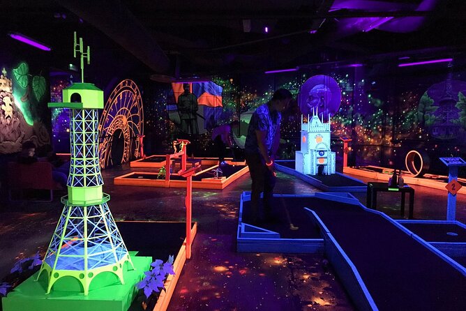 Prague Black Light Mini Golf Admission Ticket - Practical Details: Meeting Point, Accessibility, and Weather Considerations
