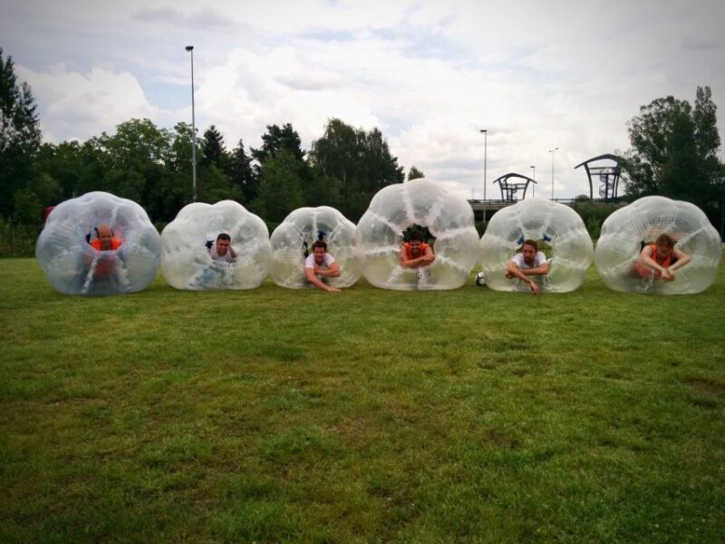 Prague: Bubble Football and Archery Combo Experience - Private Outdoor Field and Group Exclusivity