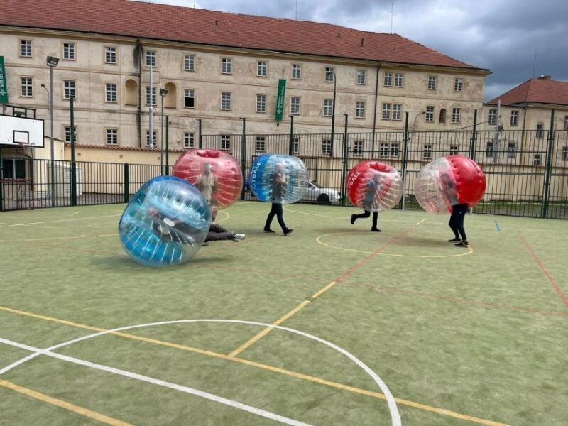 Prague: Bubbles football in city centre of Prague - Flexibility with Booking and Cancellations
