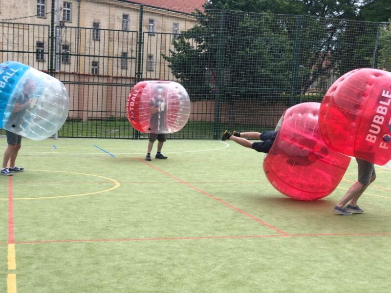 Prague: Bubbles football in city centre of Prague - Unwind After the Game at Prague’s Central District