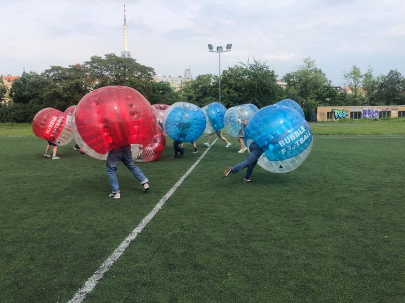 Prague: Bubbles football - Zorb Football in centrum - Exciting Bubble Soccer in the Heart of Prague for $39