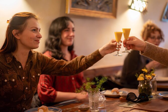 Prague by Night: Drinks & Food Tour with Eating Europe - Savoring Hearty Goulash at Plný peká