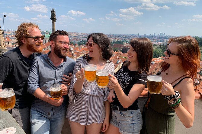 Prague Castle and Pubs Tour with Drinks Included - Key Points