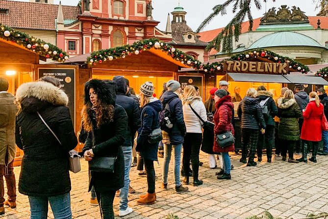 Prague Christmas Markets and Holiday Magic Walking Tour - Walking the Historic Celetná Street and the Powder Tower