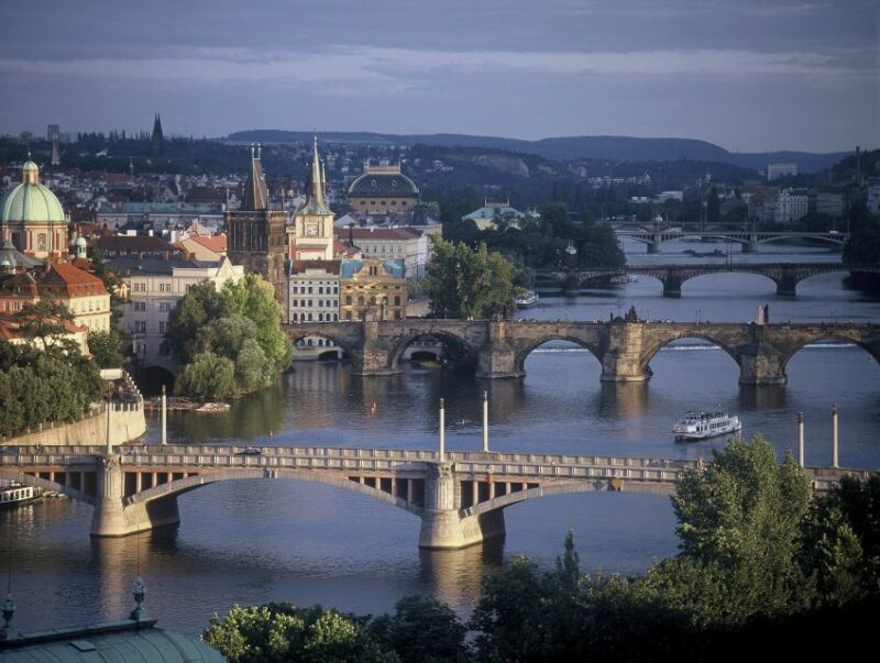 Prague City: 1-Hour Orientation Tour by Bus - Traveling through New Town on the Bus