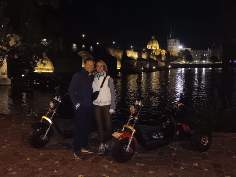 Prague City sightseeing in Night Trike Tour - Starting Point at Tpánská 55: Easy and Clear Meeting Arrangements