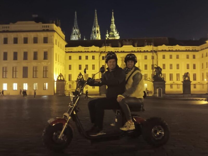 Prague City sightseeing in Night Trike Tour - Discovering Artistic and Cultural Landmarks