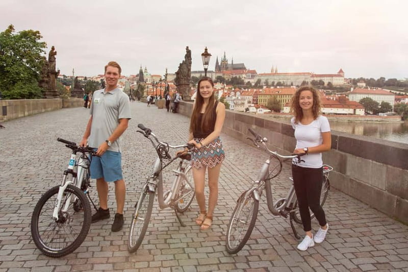 Prague: E-Bike or E-Scooter Tour with A Local Guide - Visiting the John Lennon Wall and Lesser Town