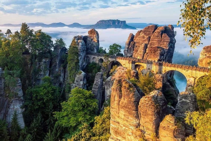 Prague: Escape the City - Bohemian & Saxon Switzerland Trip - Crossing the Iconic Bastei Bridge and Scenic Views