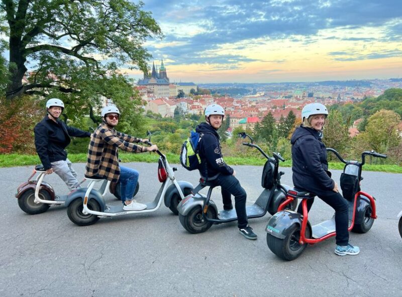 Prague: Fat Tire E-Scooter Guided Tour - Exploring Petrin Hill and the John Lennon Wall