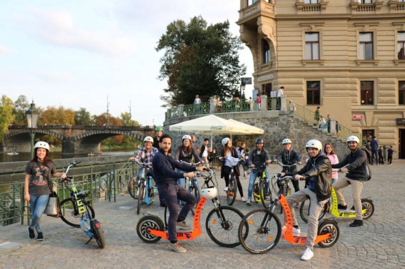 Prague: Grand Segway and eScooter Live Guided City Tour - Key Points