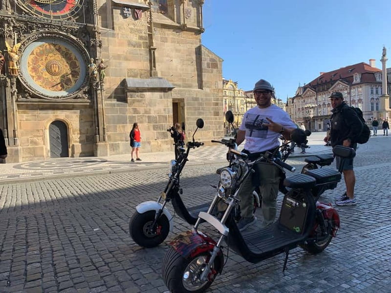Prague: Guided Fat Tire e-Scooter Tour - Visiting Strahov Monastery and Beer Tasting