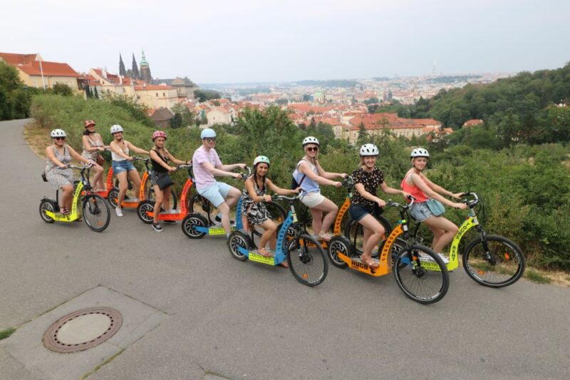 Prague: Half-Day Guided Tour by Segway and E-Scooter - Crossing the Vltava River into the Jewish Quarter