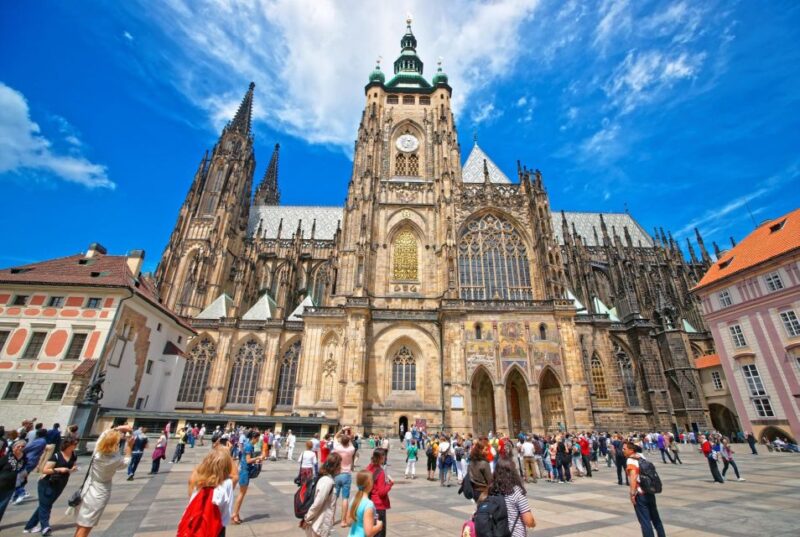 Prague Hradcany Castle, St Vitus Cathedral Tour with Tickets - Key Points