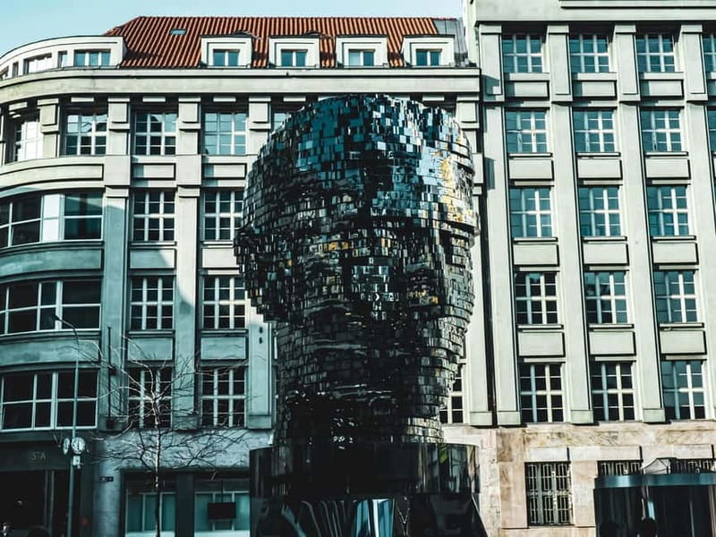 Prague: Jewish History Beyond the Jewish Quarter Guided Tour - Kafka’s Rotating Head Sculpture – A Modern Tribute