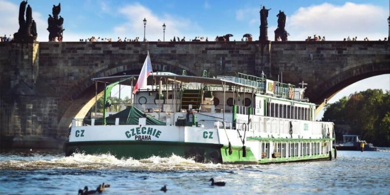 Prague: Lunch Cruise on Vltava River with open Buffet - Practical Details: Booking, Cancellation, and Accessibility