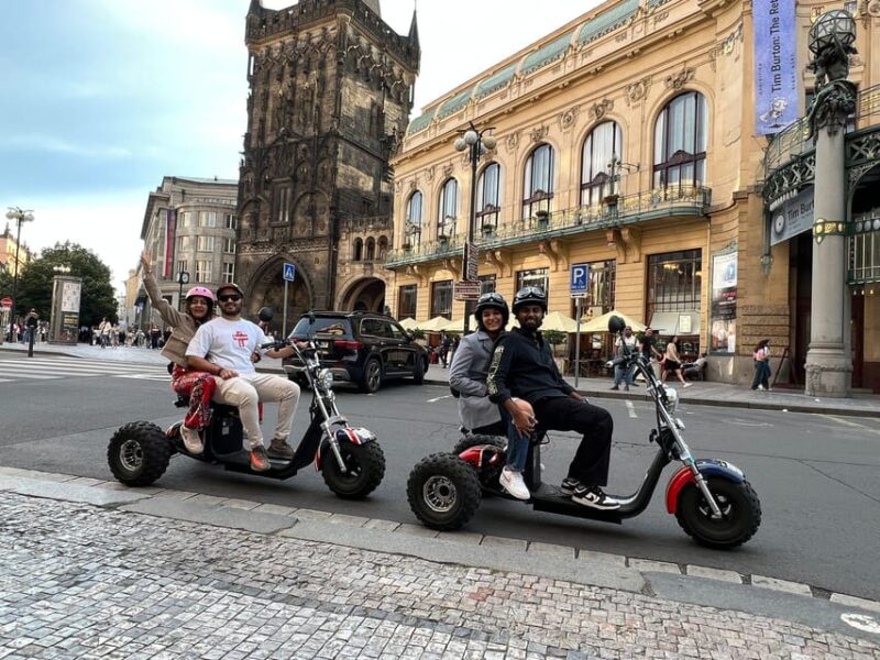 Prague Monastery & Panoramic Viewpoint Electric Trike Tour - Key Points