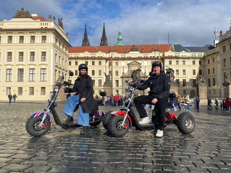 Prague Monastery & Panoramic Viewpoint Electric Trike Tour - Exploring Prague Castle and the Great Stadium