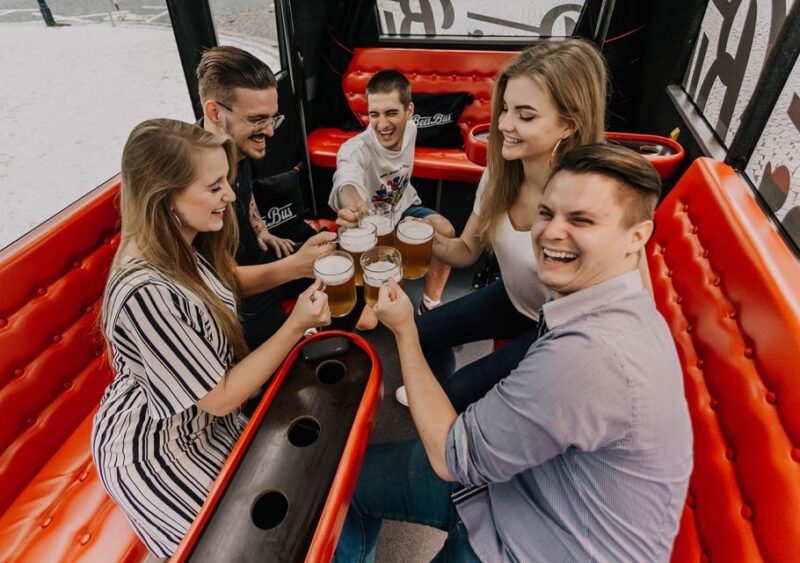 Prague: Party Beer Bus - Logistics and Group Experience