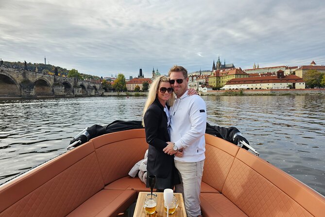 Prague Private Boat Tour 4 Hours - Crossing the Barrandov and Art Nouveau Bridges