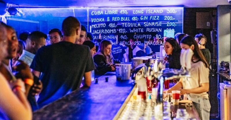 Prague: Pub Crawl with Unlimited Drinks and Cocktails - The Club Experience at Karlovy Lazne
