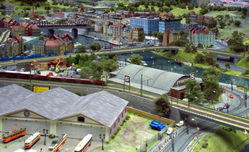 Prague: Railway Kingdom Giant Model Railway Museum - The Railway Network and Operating Trains