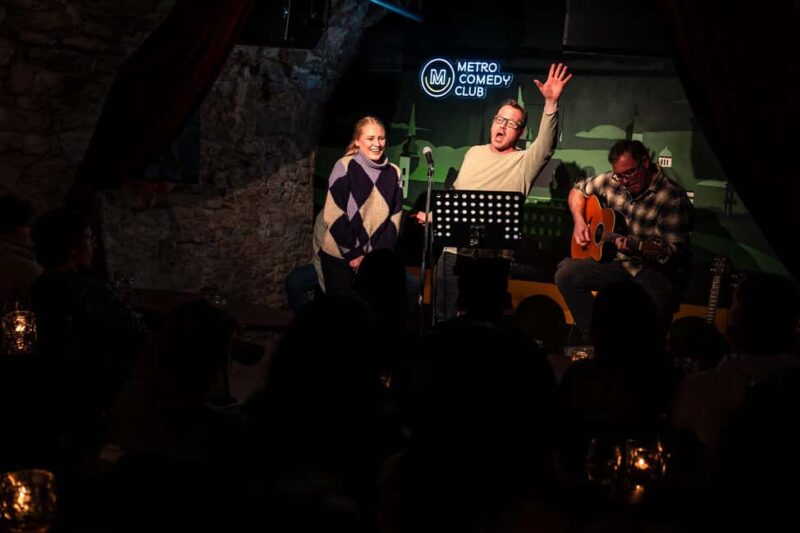 Prague: Sunday Live Music & Stand-Up Comedy Night in English - Exciting Comedy and Live Music in the Heart of Prague