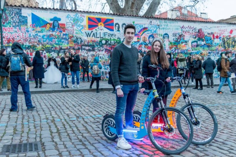 Prague: Tour by Electric Scooter or Cruiser eBike - Key Points