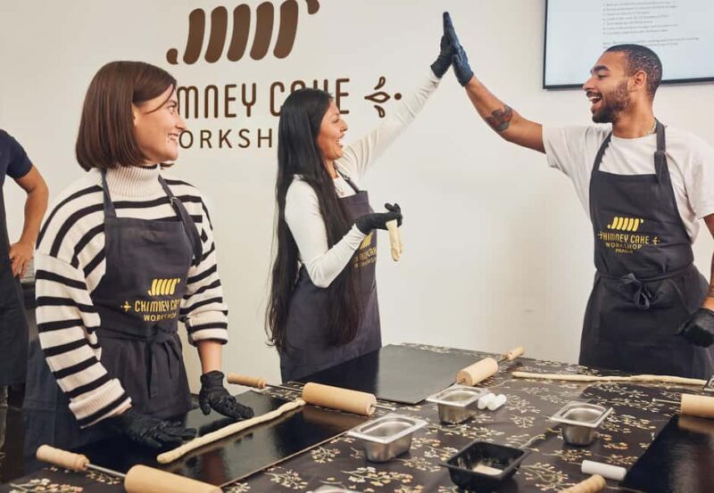 Prague: Traditional Chimney Cake (Trdelník) Making Workshop - The Guide and Atmosphere During the Workshop