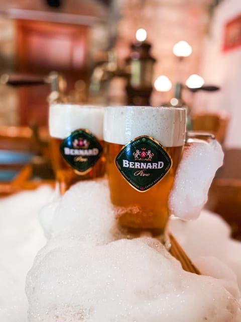 Prague: Ungelt Bernard Beer Spa with Beer & Optional Massage - Unlock the Secrets of the Bernard Beer Spa in Prague