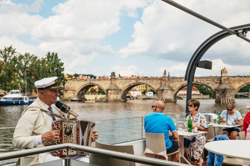 Prague: Vltava River Lunch Cruise in an Open-Top Glass Boat - Accessibility and Modern Amenities Onboard
