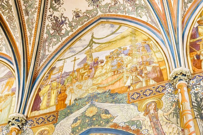 Prague Vyehrad Audio Guide and St. Peter and Paul Basilica Entry - The Statue of Libuse and Premysl: Czech Legends in Sculpture