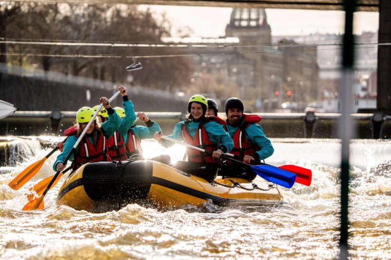 PRAGUE: whitewater rafting directly in Prague city center - How the Tour Begins at Prague City Rafting