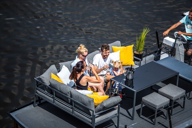 Prague YachtBoat CLASSIC cruise with Unlimited Beer or Prosecco - Experience the Best of Prague from the Water on a Private Yacht Cruise