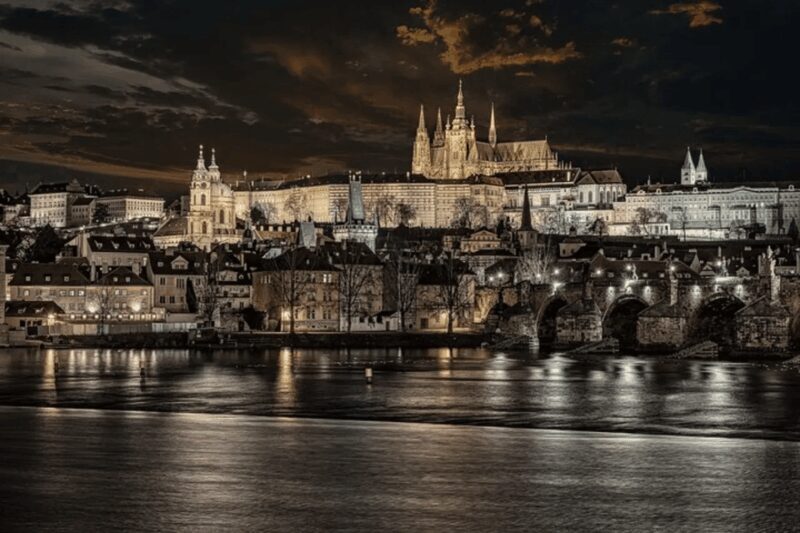 Prague's 3 Hour Winter Walking Tour and Christmas Market - Crossing Charles Bridge for Stunning Views
