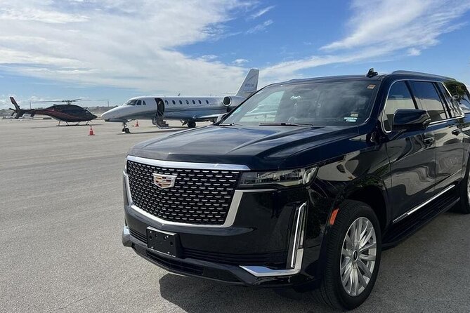 Premier Limousine Miami Airport Hotel Port Transfers in Lux SUV - Experience Luxury Transportation in Miami with Premier Limousine