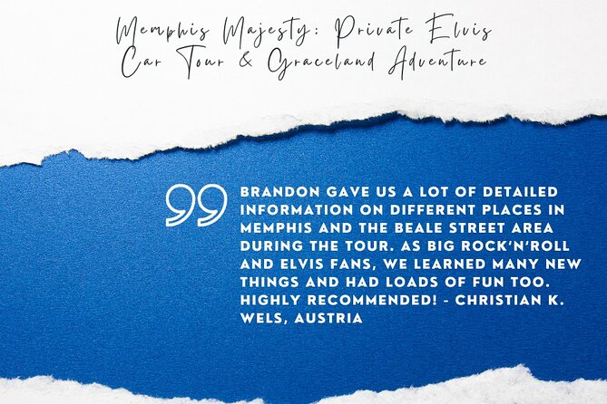 Premium Elvis Experience: City Tour with Graceland Tickets - Value for Money in a Premium Package