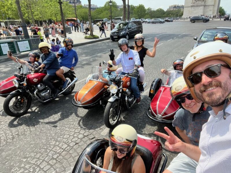Premium Paris Monuments Tour - Gliding Past Parisian Landmarks in a Vintage Sidecar