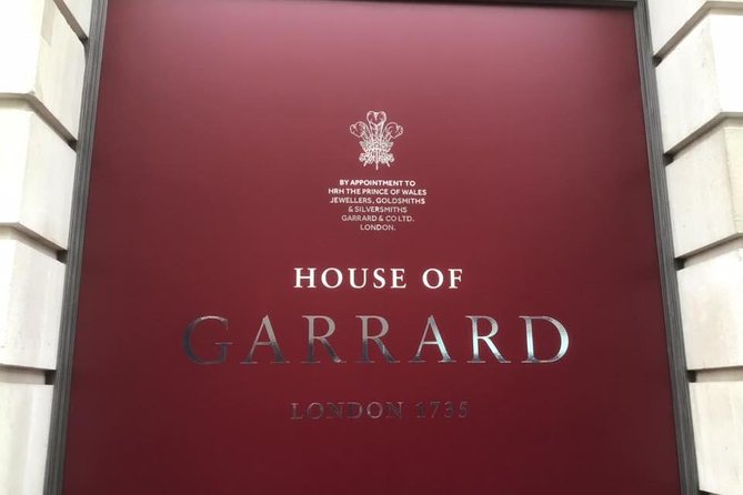 Princess Diana Private Walking Tour of London - Visiting Garrard: Where Princess Diana’s Engagement Ring Was Bought