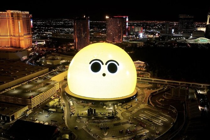 Private 1.5 Hour Sphere Las Vegas Guided Tour in an EVR car - What to Expect From the Tour Experience